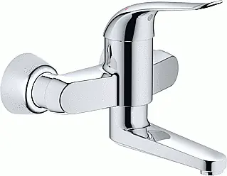 Aanbieding Grohe Euroeco wastafelkraan uitloop draaibaar chroom 32767000